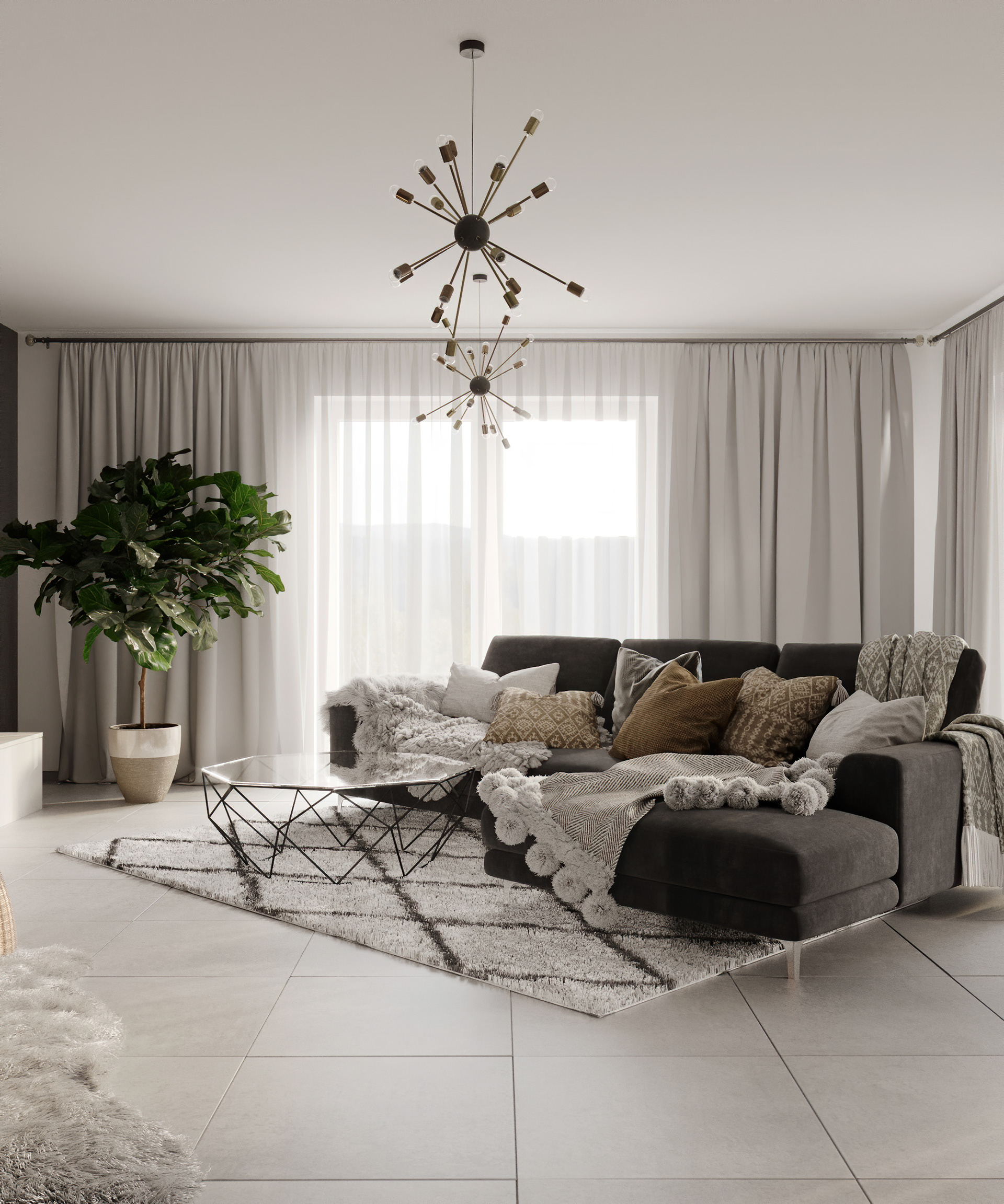 斯堪的纳维亚室内风格丨 BelarusMinsk丨KomandaM-22