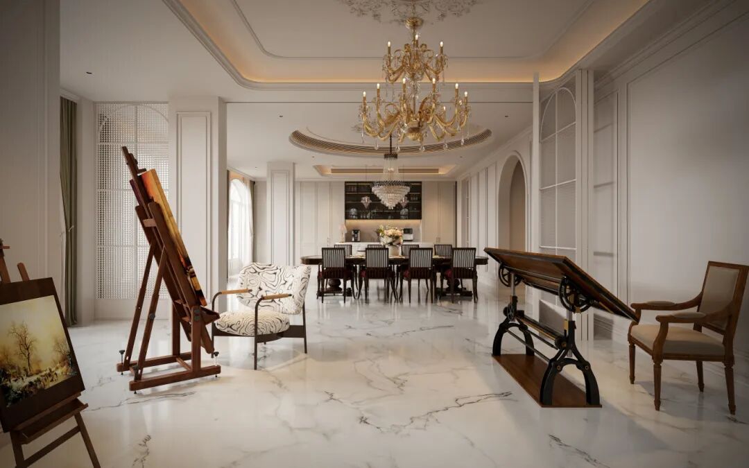 P.W.璞物设计丨时光凝萃的艺术·华章--纯净法式-102