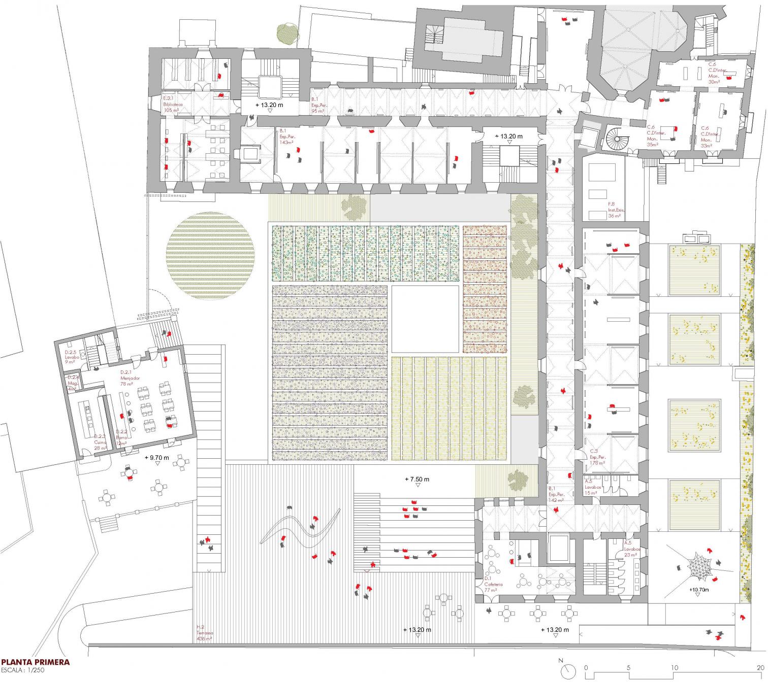 西班牙 Carmen Thyssen 博物馆,Nieto Sobejano 建筑事务所-14