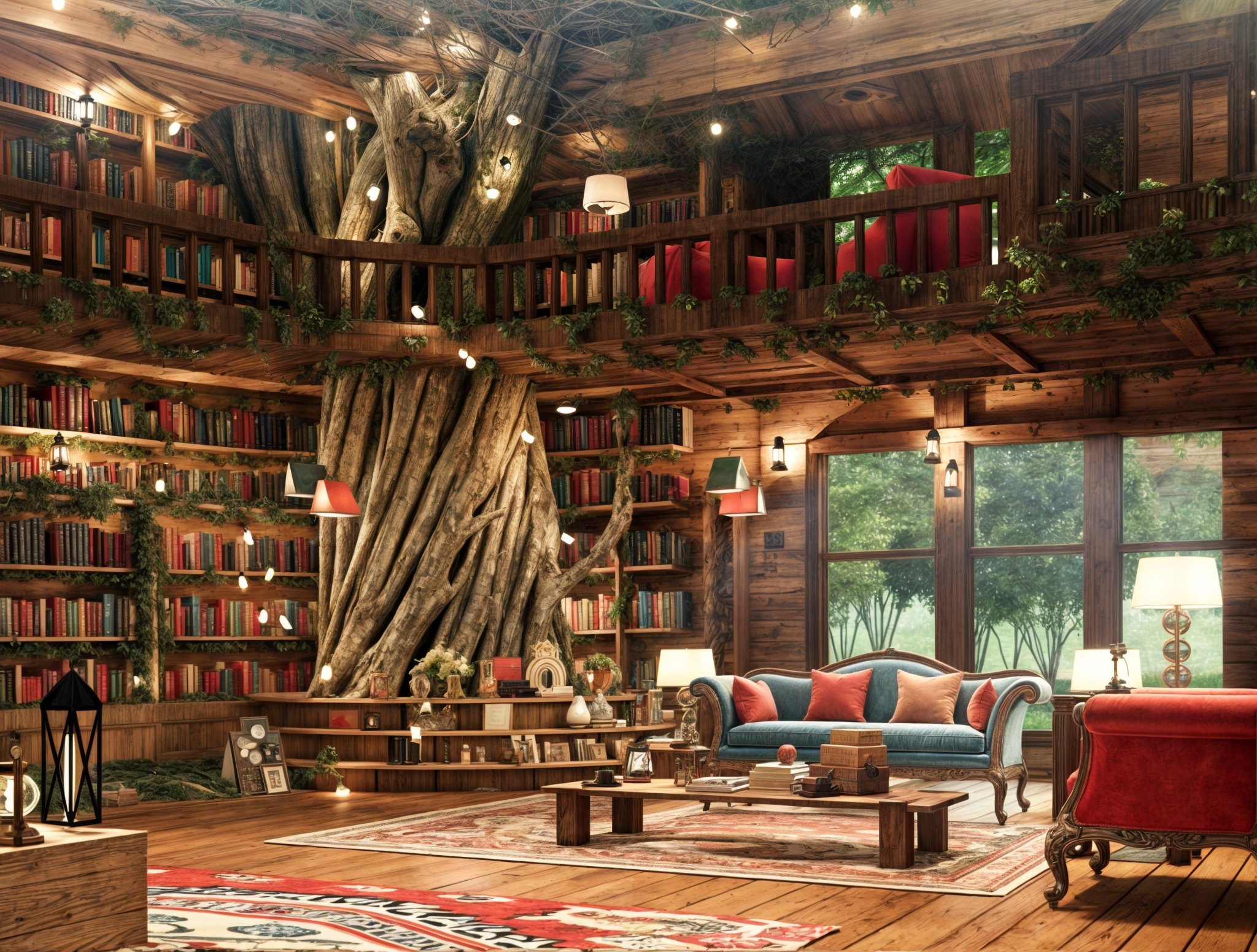 儿童展示舞台树屋丨Sarmad Studio-11