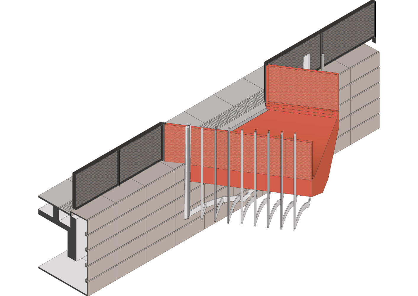 橙韵流动景观连廊·成都大运会东安湖场馆景观连廊丨中国成都丨Atelier sq-38