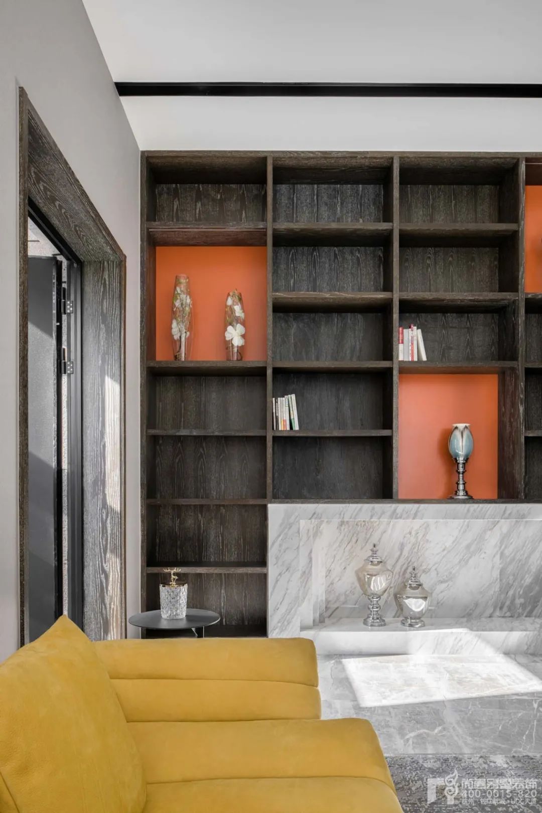 高级灰调打造 550㎡私宅丨中国杭州丨尚层别墅装饰-23