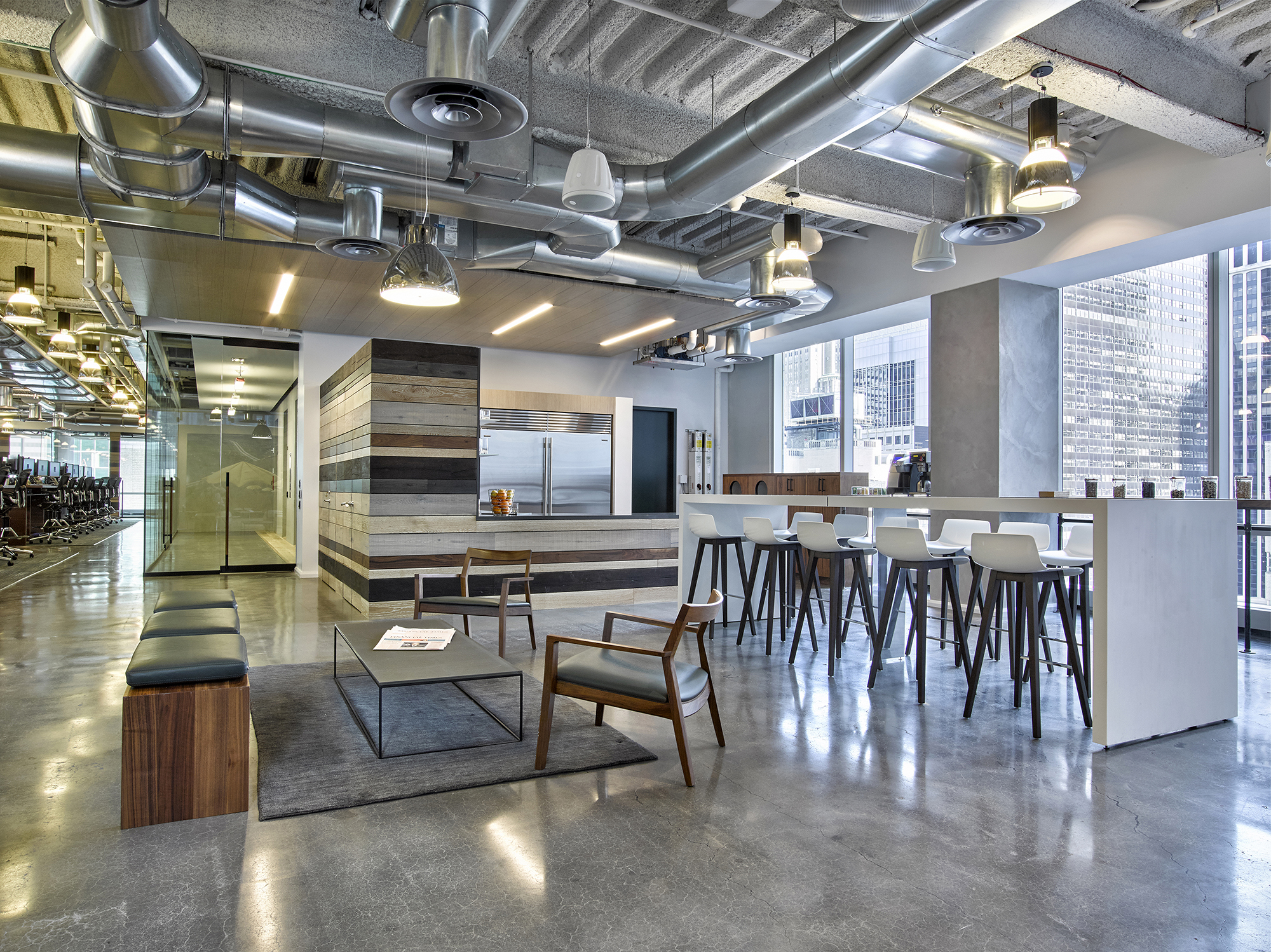 曼哈顿资产管理公司的自然科技办公空间丨美国曼哈顿丨MKDA-13