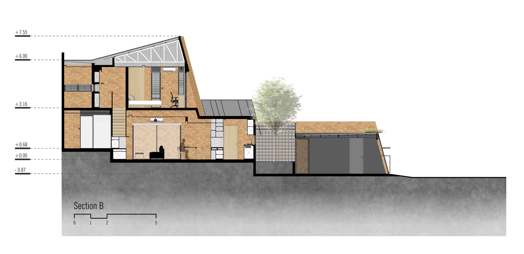 古努尔之家丨印度丨PSA Studio-33