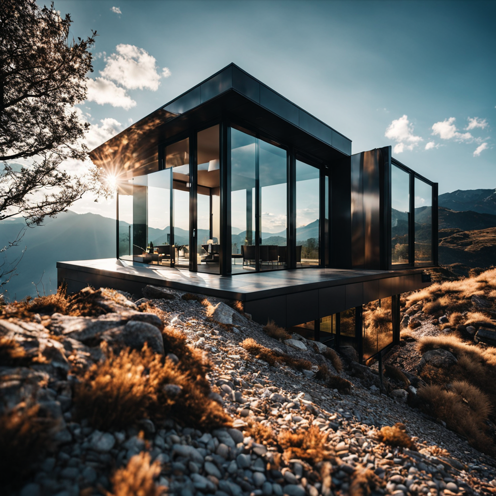 玻璃和钢结构房屋-4