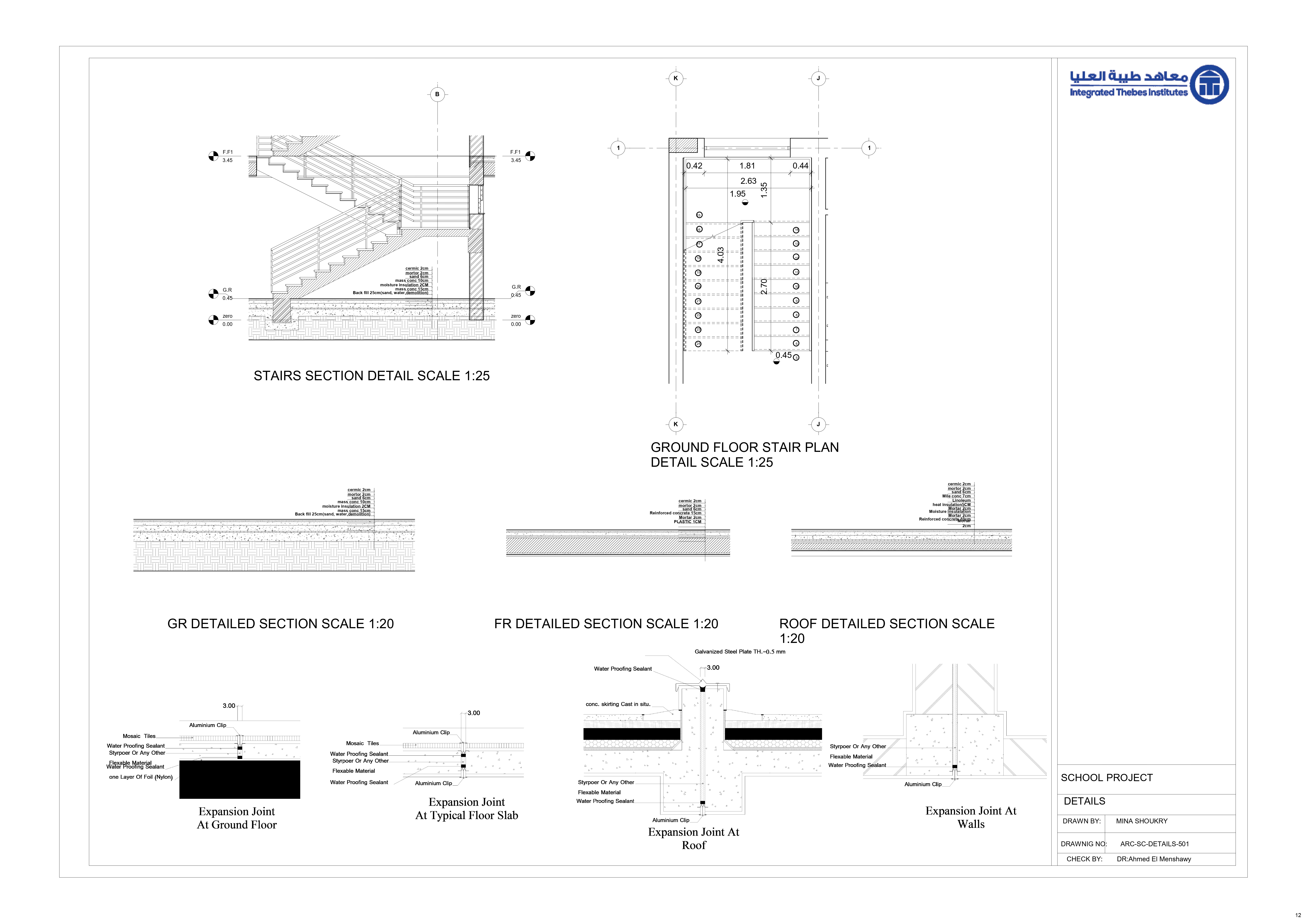 SCHOOL (WORKING DRAWING-11