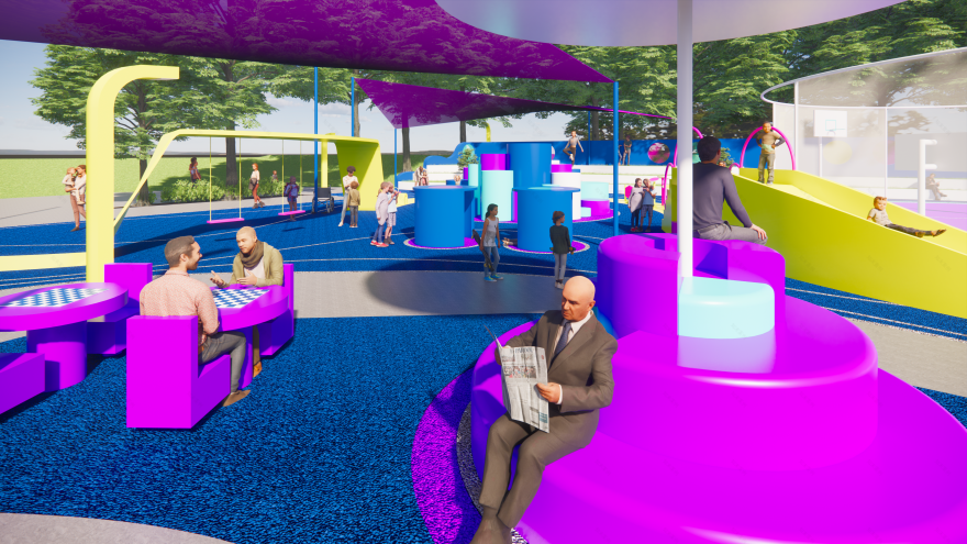 Waller Park(沃勒公园)包容性游乐空间-26