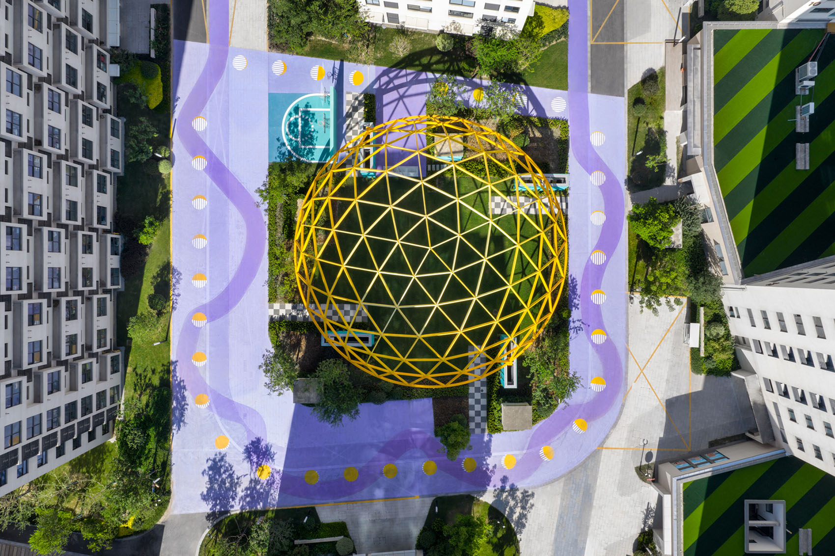 超级月亮 + 地核绿洲·上海阡集•创社区景观更新丨中国上海丨BAM百安木-3