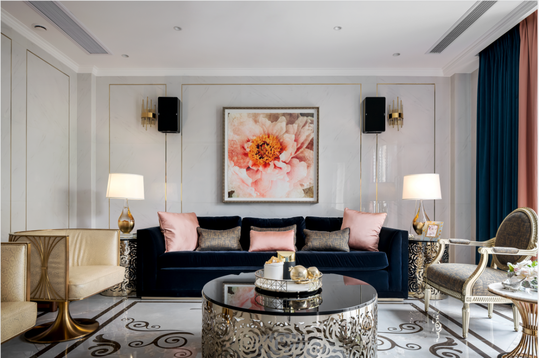 新江与城·天琅 300㎡美式经典时尚轻奢住宅丨美克美家-26