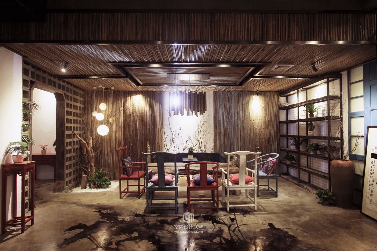 九门堂设计--广西南宁市一花一世界艺术生活馆办公休闲空间-4