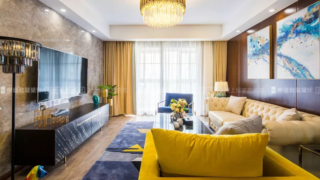 【申远软装百套实景案例】海琪园 119㎡ 现代轻奢-9