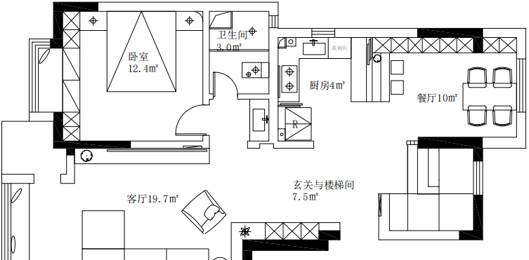 藏蓝轻奢艺术家居-21