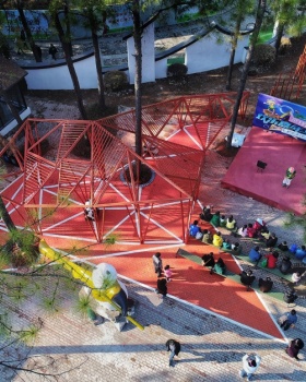 生长中的熊猫舞台丨沈阳建筑大学 HA+工作室