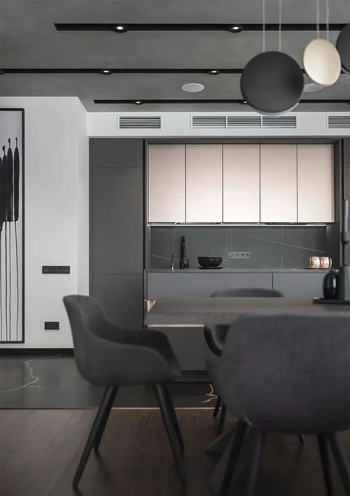 经典高级灰设计，金属和石材的完美搭配  IQOSA Architect-18