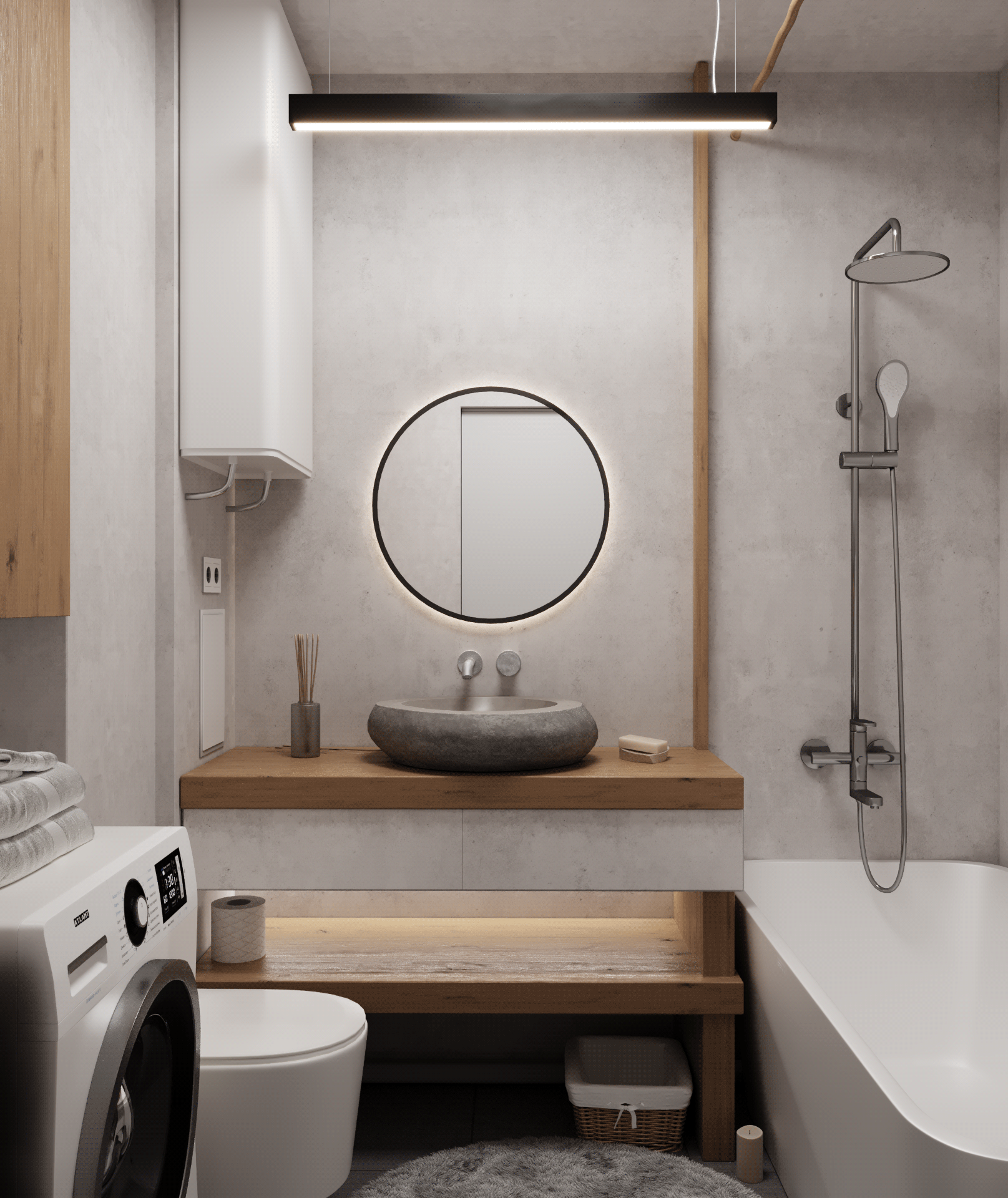 37㎡浅色公寓设计项目丨Секач Святослав-14