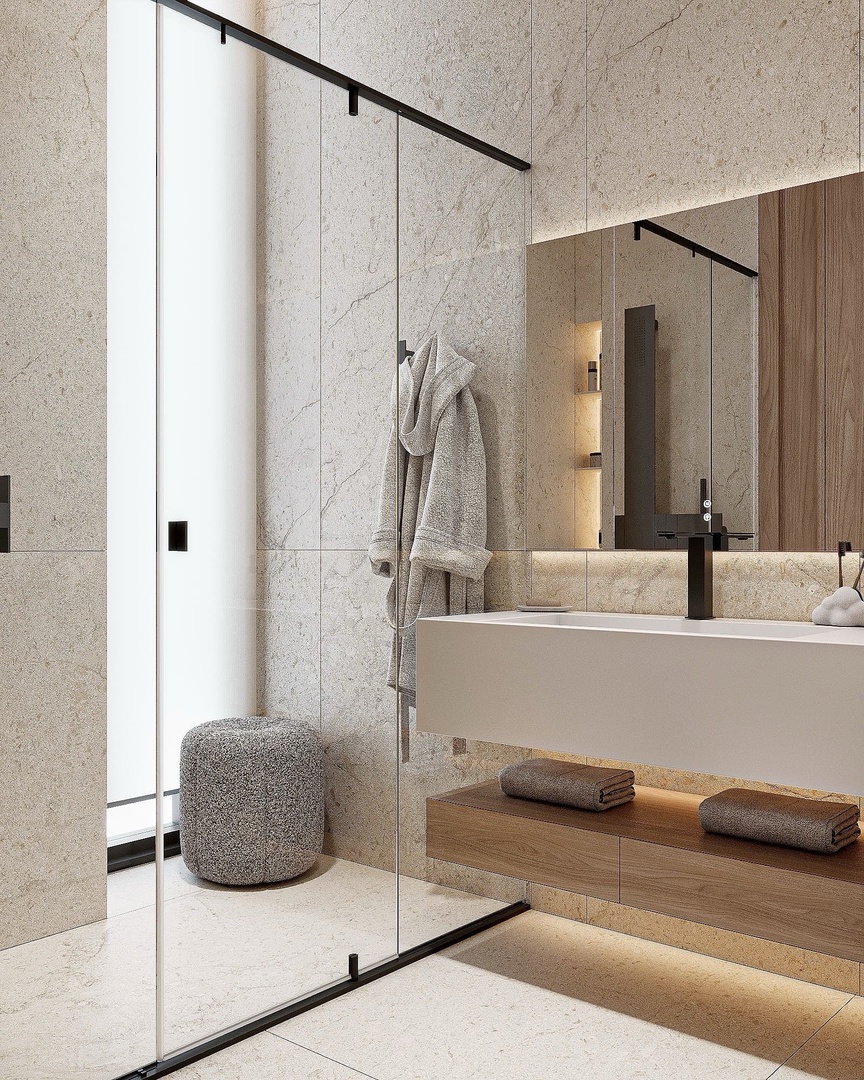 Marble Bathroom Abu Dhabi-0