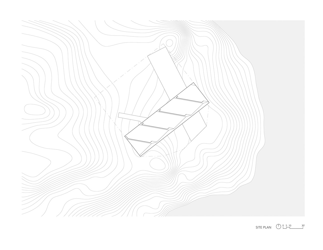 湖边度假屋“双卷书”设计-48