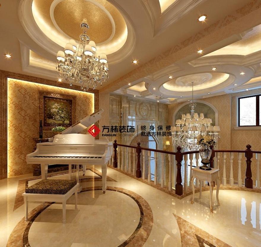 皇家御品别墅 | 280 平欧式风格装修设计,空间结构优化典范-14