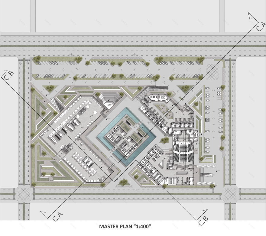 BAZAR 世博城丨埃及阿斯旺丨曼苏拉大学美术学院建筑系-13