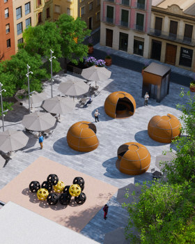 暗影广场

注：PLAÇA在加泰罗尼亚语里是广场的意思，DEL是de el的缩合形式表示所属关系，OMBRE在加泰罗尼亚语里有暗影、阴影等意思，所以整体翻译为暗影广场  丨西班牙巴塞罗那