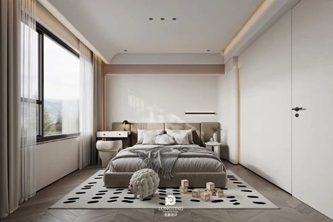 西湖观邸 410 方现代黑白空间设计丨中国湖州-42