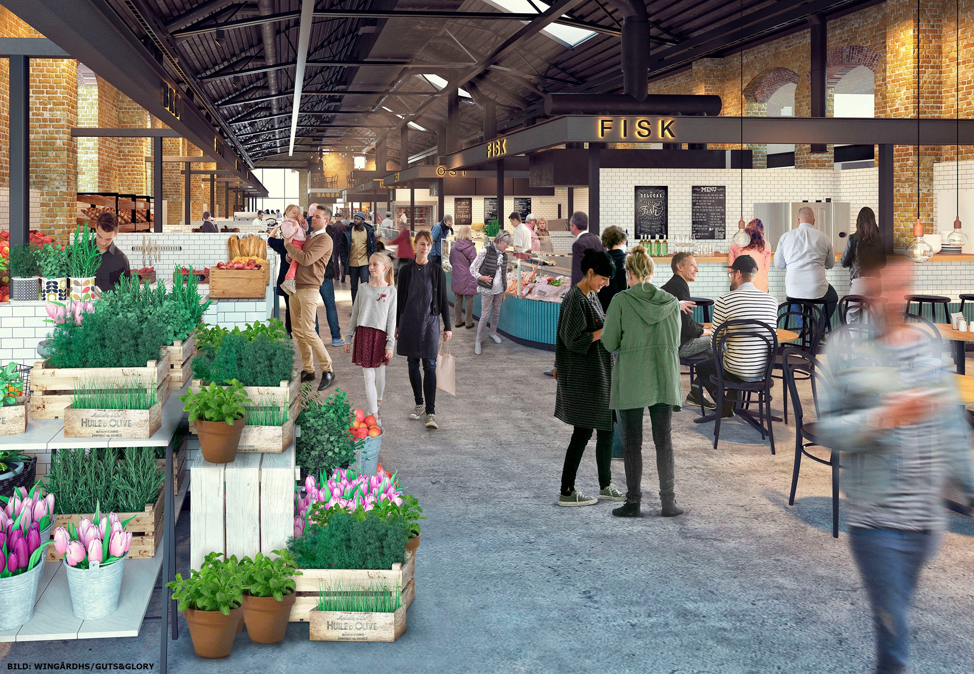 马尔默市场 | 旧货运站改造的全球美食爱好者目的地-5