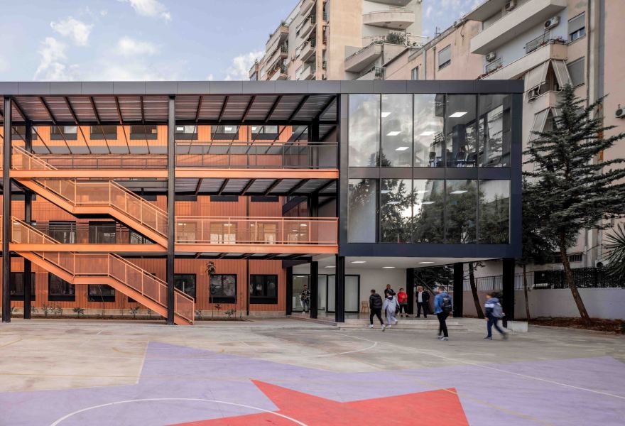帕尔蒂扎尼高中丨阿尔巴尼亚地拉那丨Loft Architects-11
