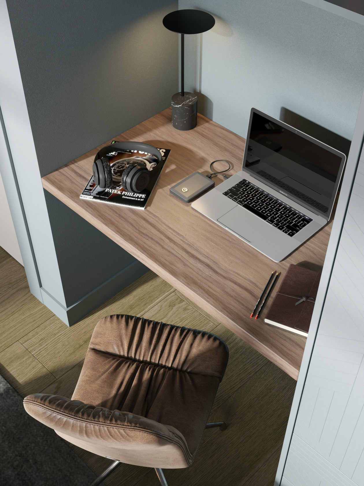 113㎡ 简约风公寓设计-14