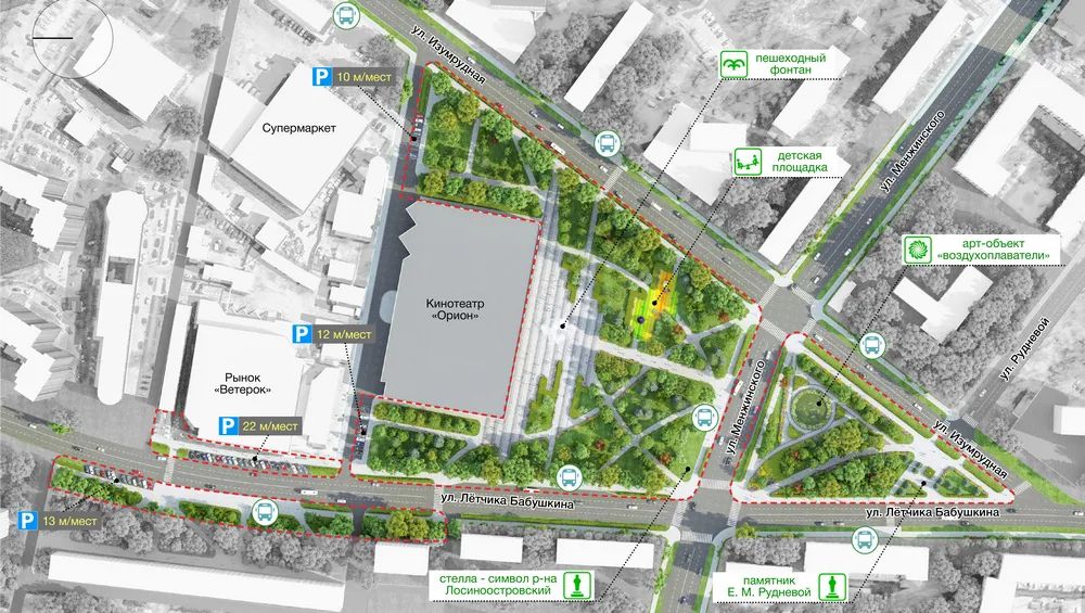 莫斯科街角公园设计丨俄罗斯莫斯科丨Olga Makarenko 等-3