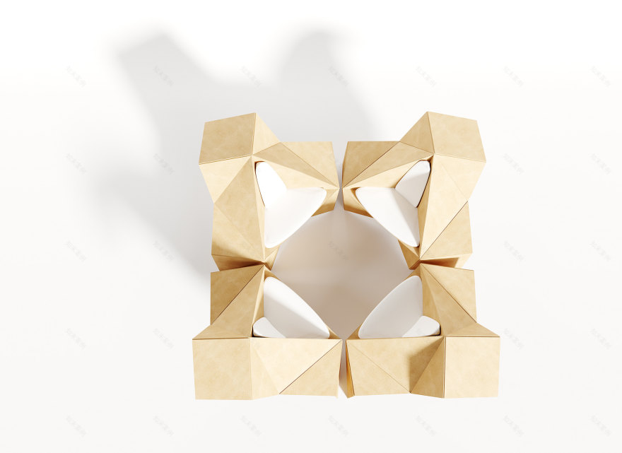 CUBE 扶手椅丨Sofia Svydnytska-10