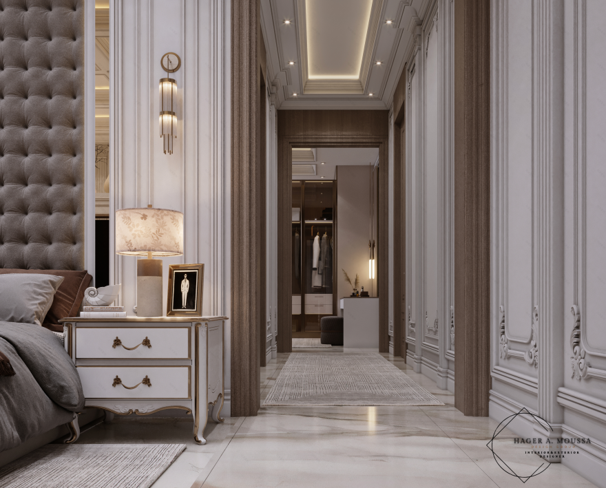 Classic Master bedroom Design | Kuwait-6