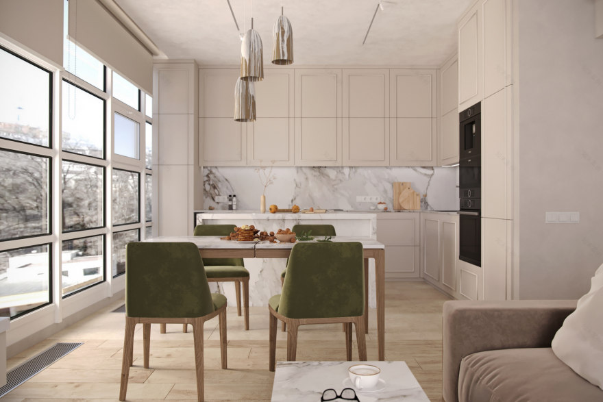 乌克兰哈尔科夫“帕夫洛夫斯基”公寓丨Harchenko design( Харченко дизайн )-13