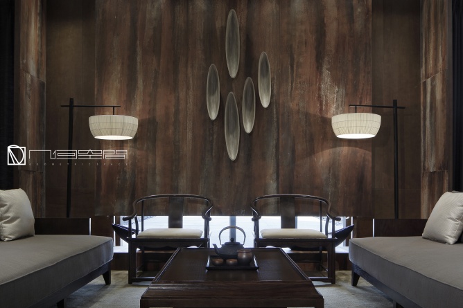 融侨售楼部软装设计  几何空间设计-4