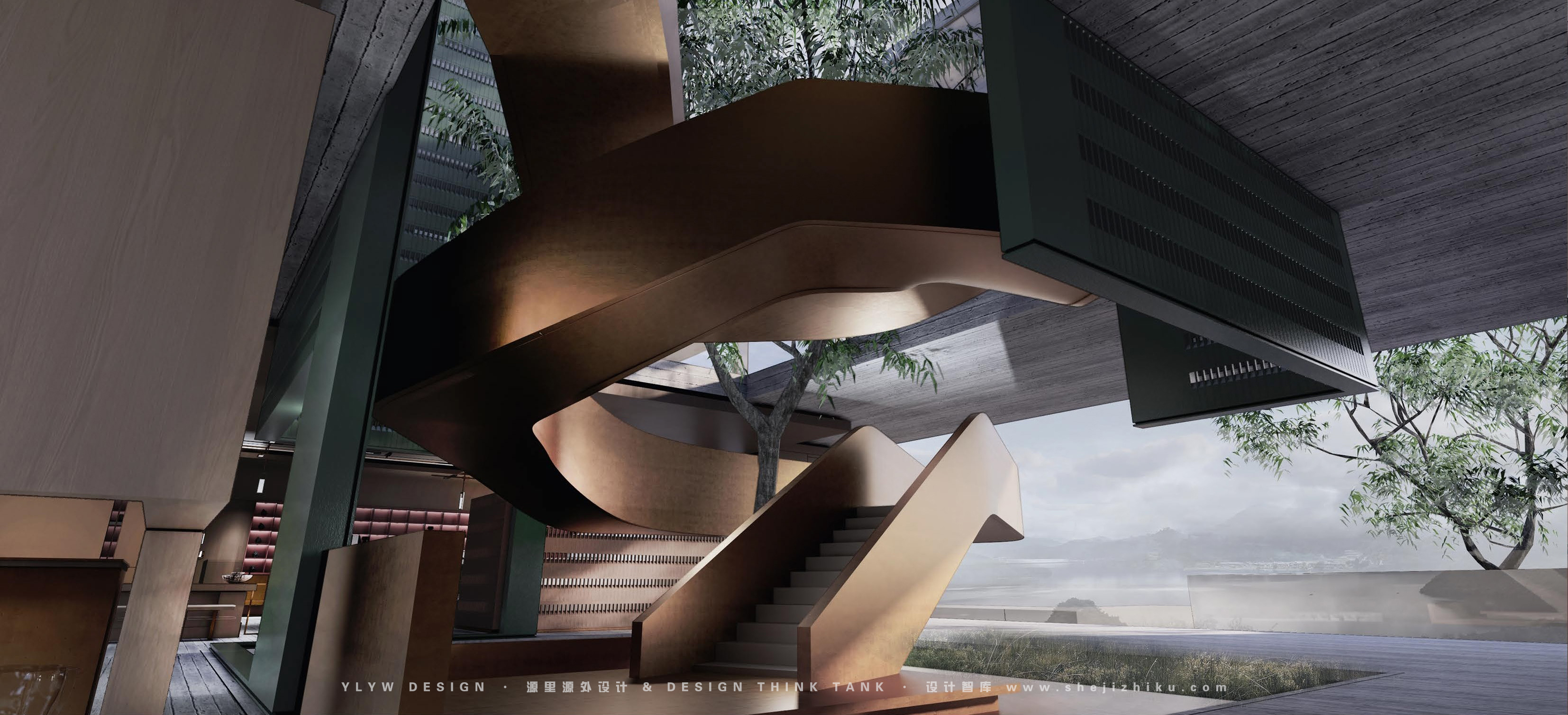 肇庆文化中心概念设计丨中国肇庆丨源里源外设计学员 ZhangZheng-21