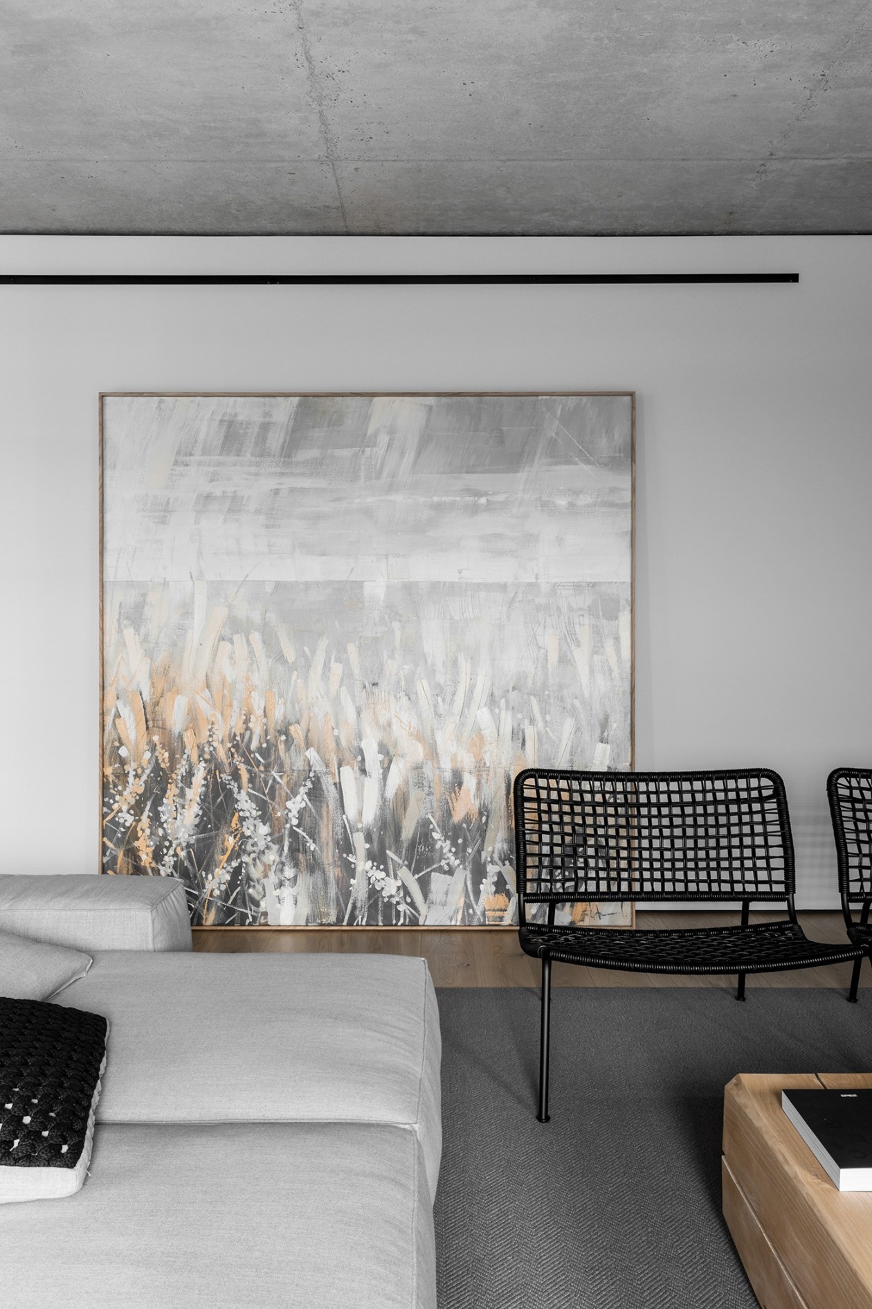 极简轻工业风公寓设计丨line architects-11