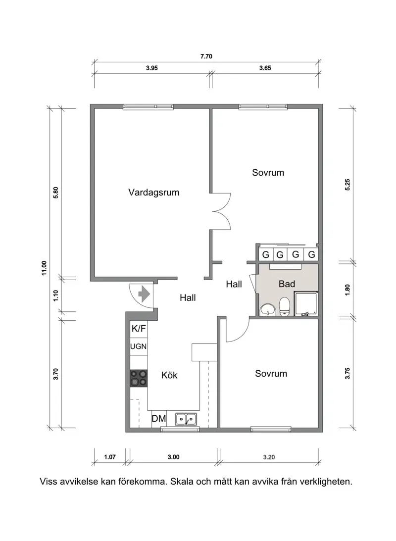色彩斑斓的瑞典 77m2 公寓 | 极简与丰富的完美结合-15