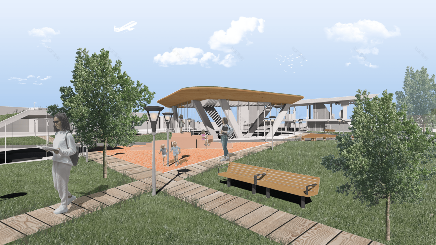 埃里温埃雷布尼行政区公共空间城市组织项目丨亚美尼亚-26