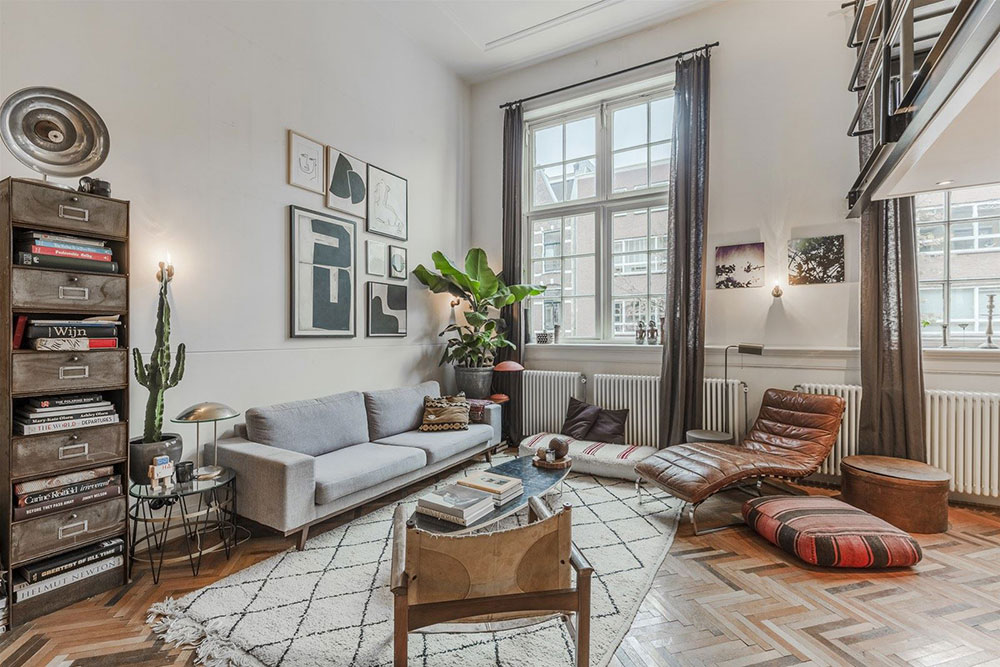 阿姆斯特丹双层阁楼 | 绿意盎然的孩子房-15