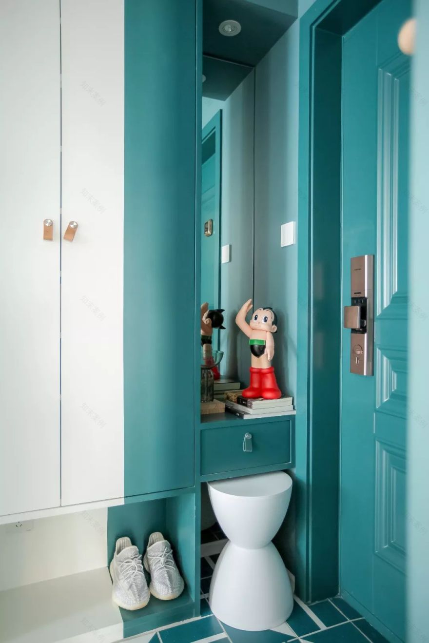 成都绿色摩登宅,三居改两居释放空间-49