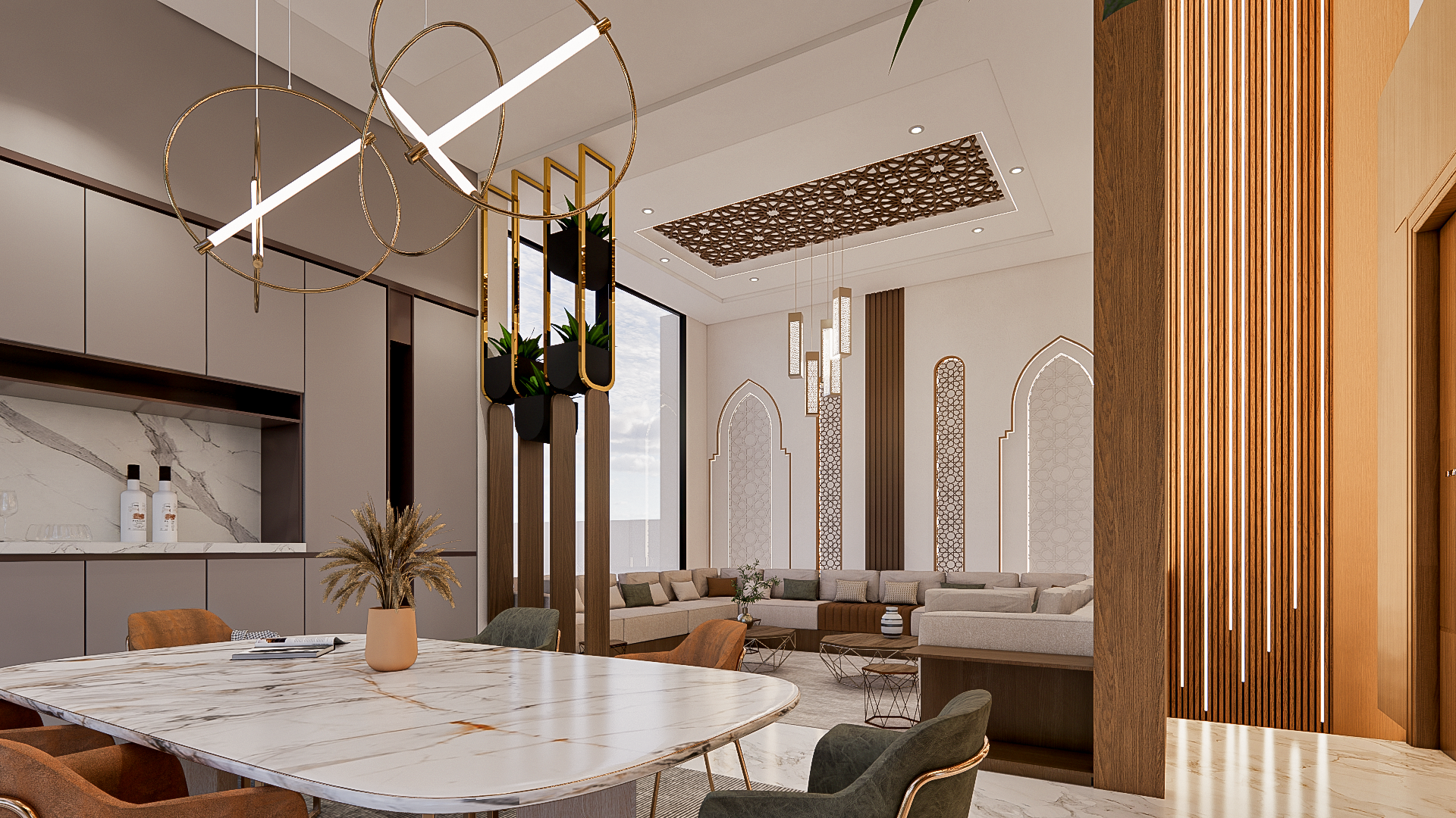 现代别墅室内设计丨ART’JB DESIGN-9