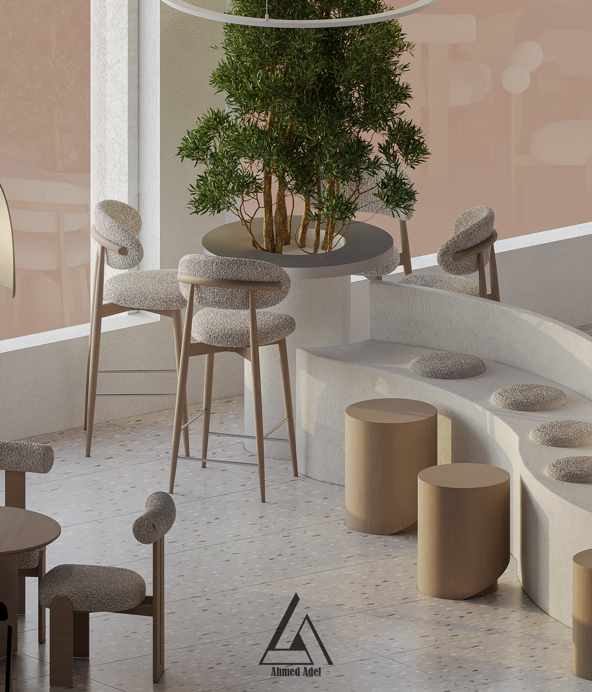 Coffee（Second Floor）咖啡店铺设计丨埃及开罗丨Ahmed Adel-10