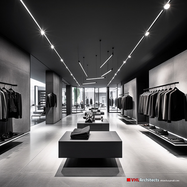 Black and White a store Fashion on the CMT-8, Str-6