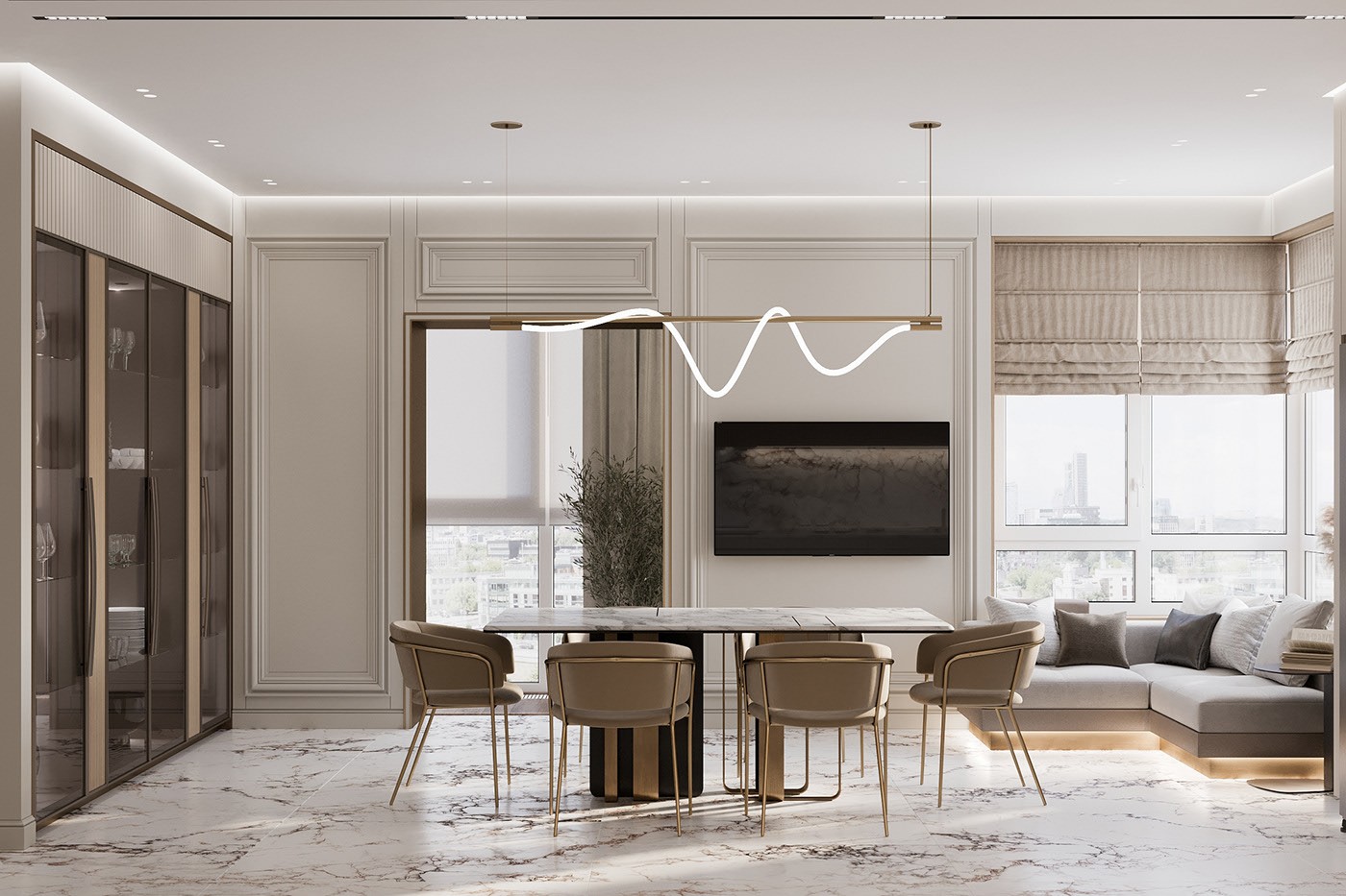 浅色系公寓设计 高级又有格调！-12