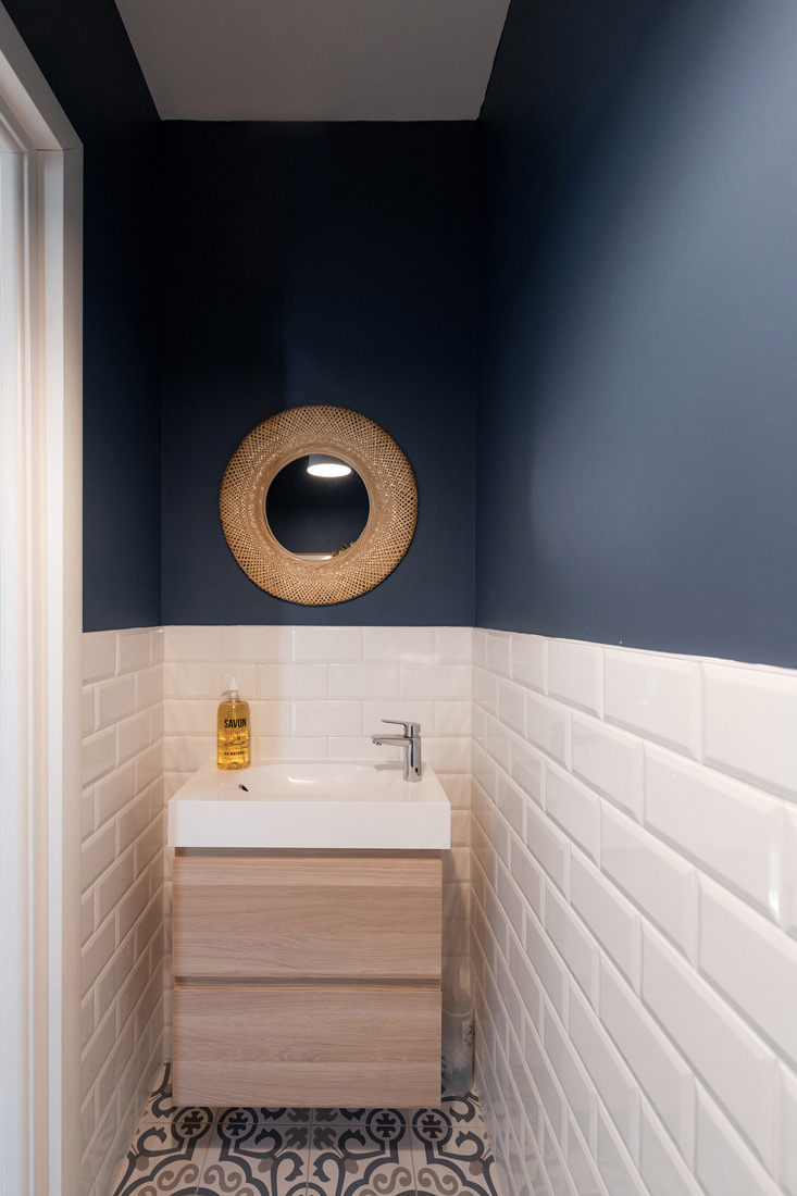 村庄房屋改造成现代别墅项目丨法国丨Soleil Noir（室内建筑师）,Skéa Designer-39