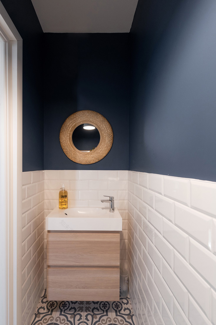 村庄房屋改造成现代别墅项目丨法国丨Soleil Noir(室内建筑师),Skéa Designer-39