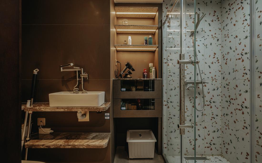 复古风一家三口的温馨之家-42