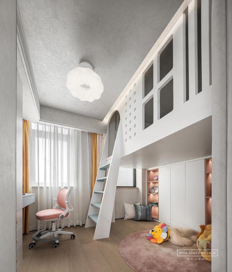 半岛城邦 138㎡原木风样板间丨维塔空间设计-56