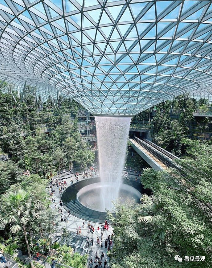 星耀樟宜 | 雨漩涡与绿意交织的机场奇迹-46