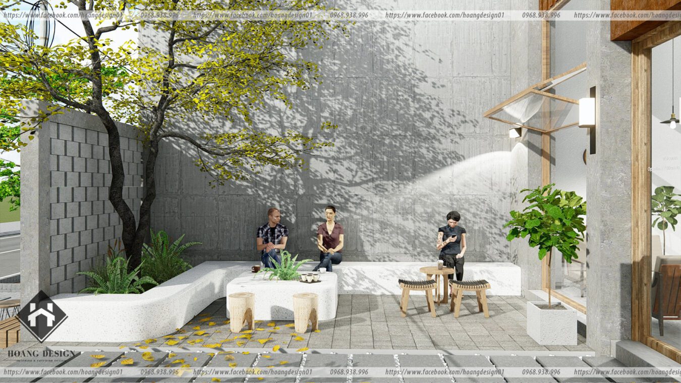 免费的Sketchup室内咖啡馆模型丨Hoang Hung-2