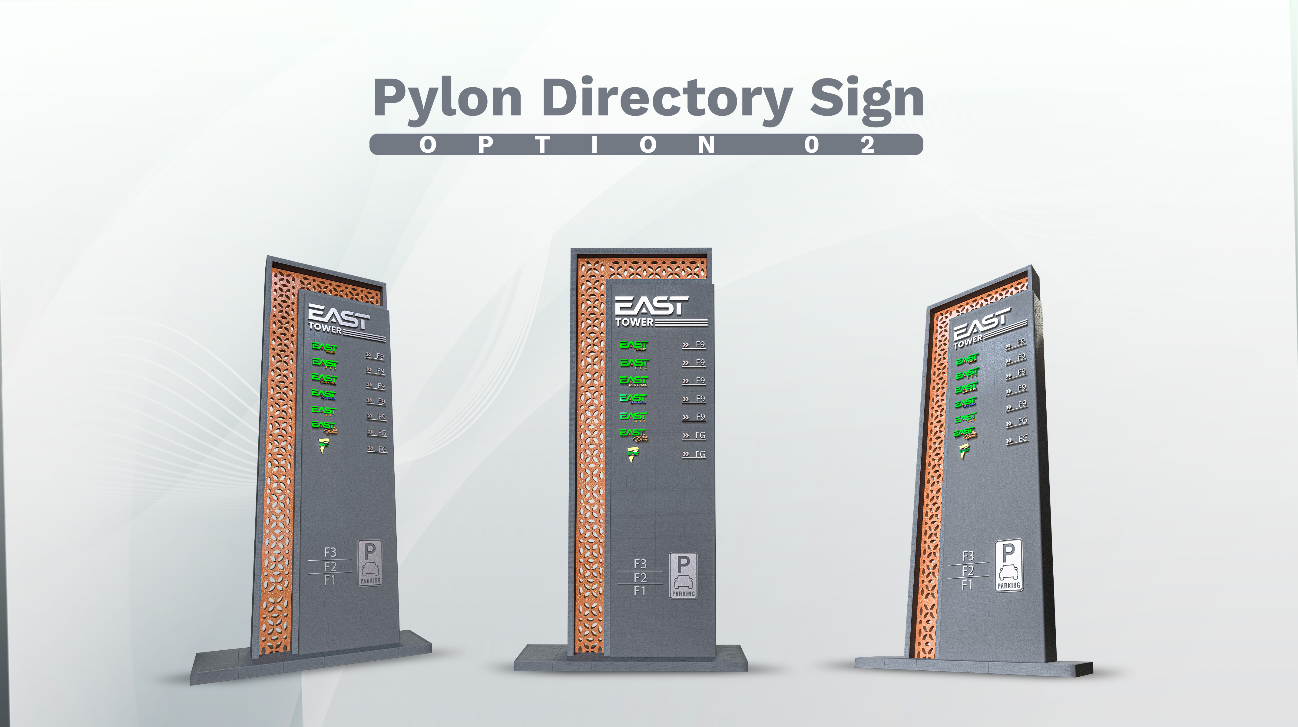 Pylon Directory Sign CONDO | 2026-2